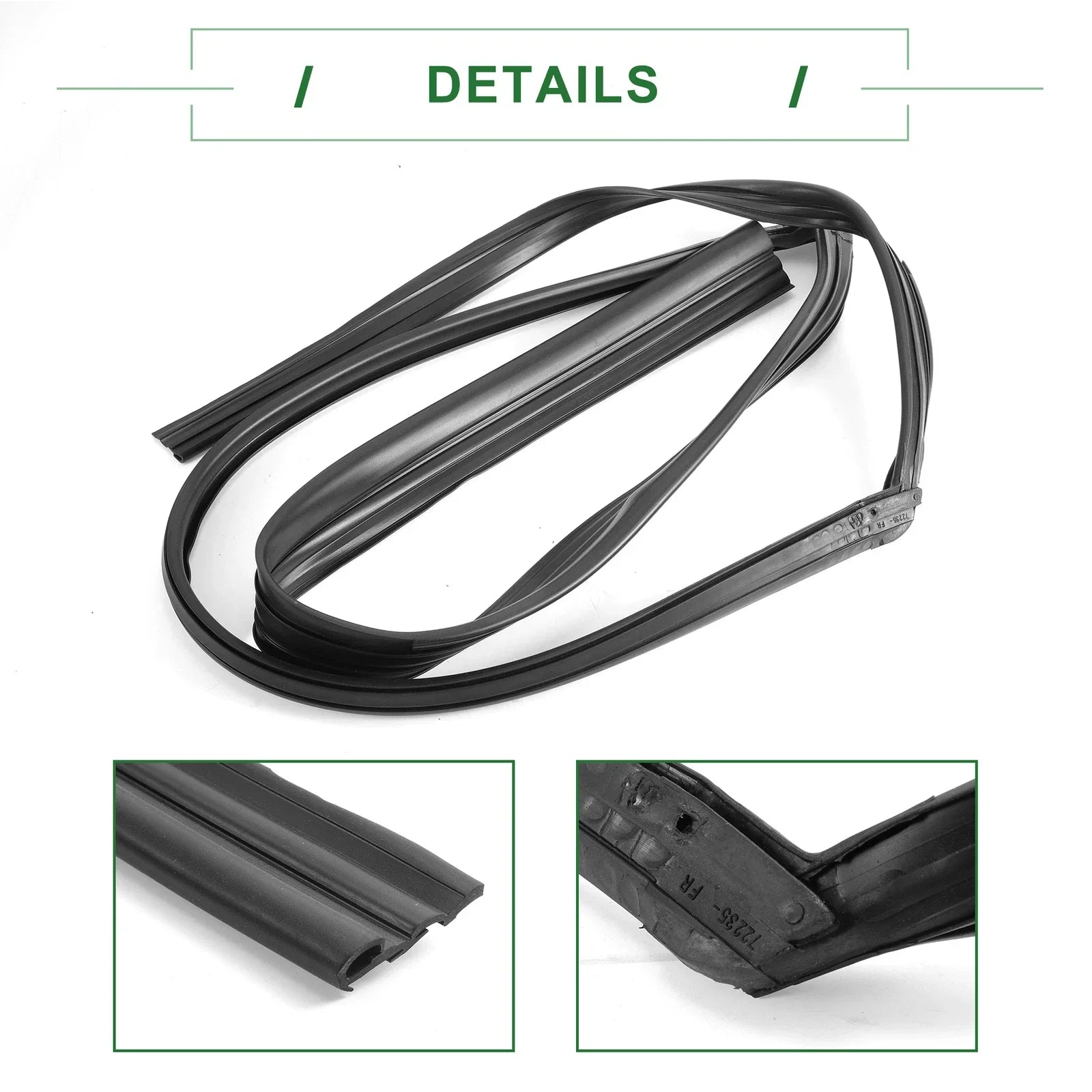 Front Right Door Window Seal Strip for Honda Accord ( Specified)