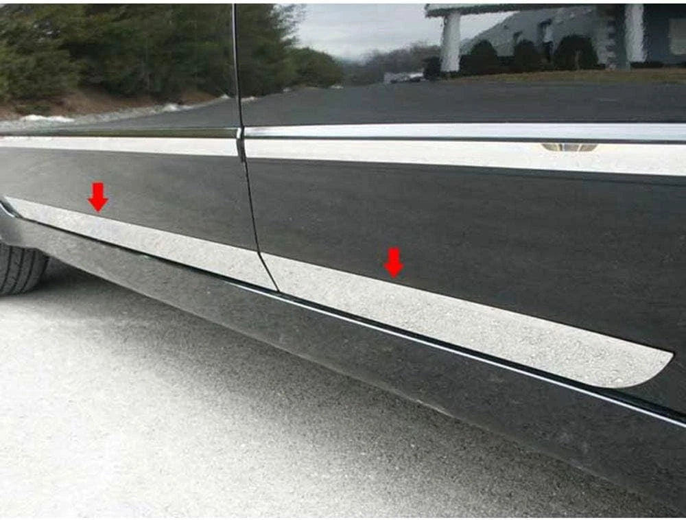 4p Luxury FX Chrome 2.25' Rocker Panel Molding fit for 07-12 Nissan Altima