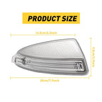 Right Passenger Side Mirror Turn Signal Lens for Mercedes Benz W204 (2008–2015)