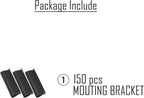 Black Mounting Bracket for Chain Link Fence (View Blocking Privacy Tape)