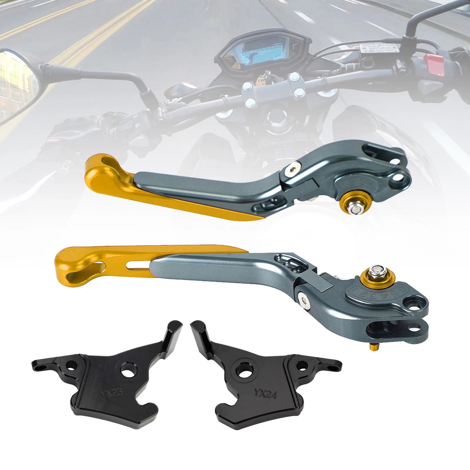 Adjustable Clutch Brake Lever for Yamaha XMAX 300 (2023–2025) Gold