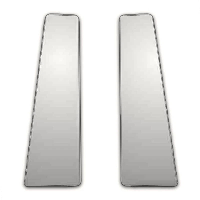 2Pc Chrome Pillar Posts Replacement for 2011-2019 Toyota Yaris 3Dr Liftback