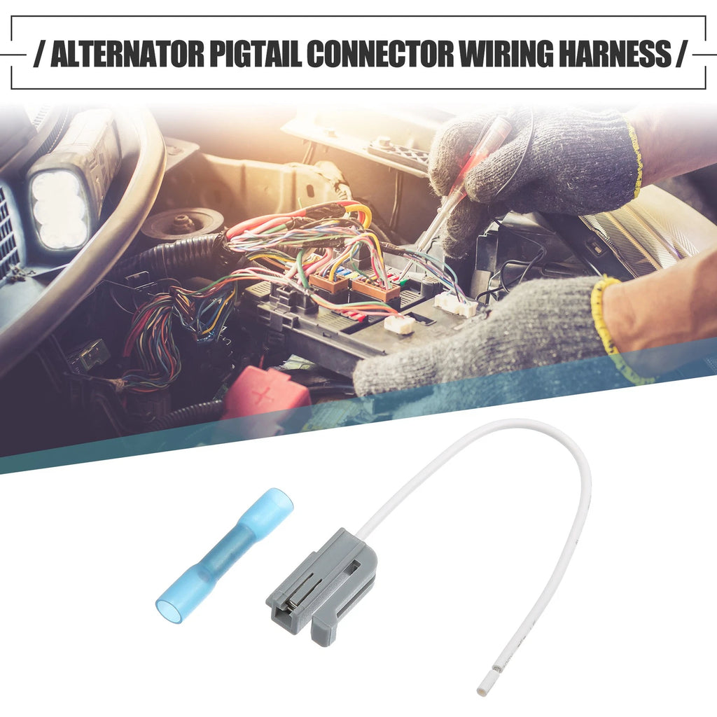 Alternator Pigtail Connector Wiring Harness for Ford (1 Set)