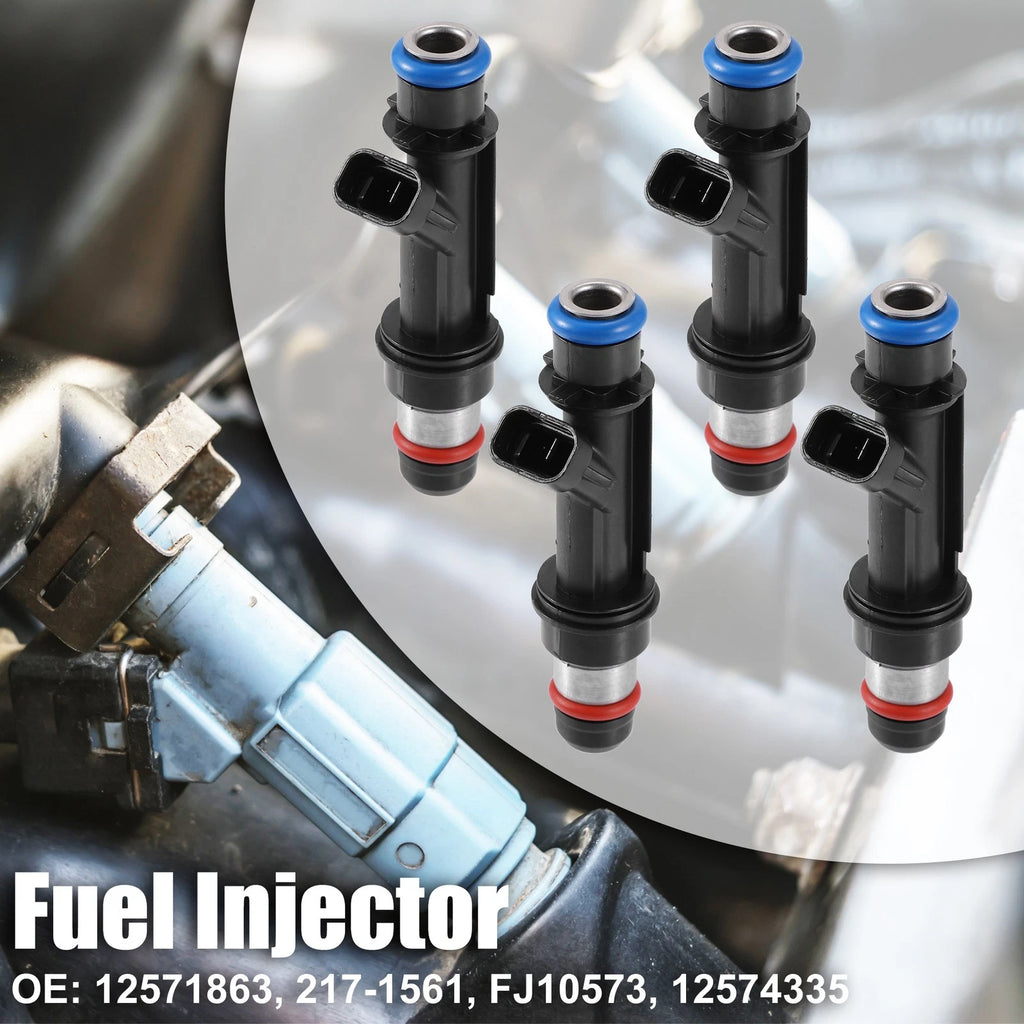 Set of 4 Fuel Injectors 12571863 for Chevy Cavalier, Pontiac Sunfire (2003–2005)