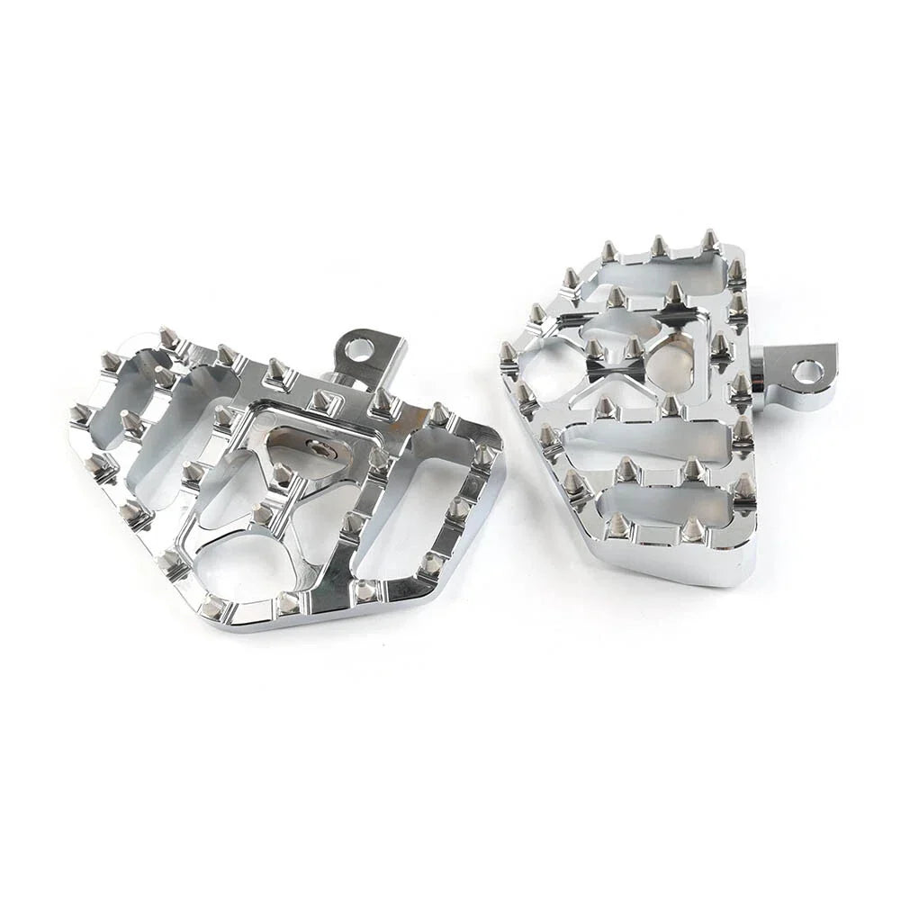 Wide MX Style Foot Pegs for Harley Touring Sportster Softail Dyna