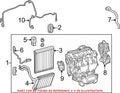 HVAC Heater Core 8710707030 for Lexus