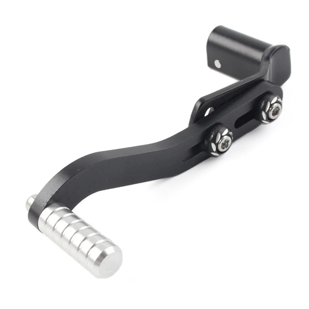 CNC Gear Shift Lever Footrest Pedal Shifter Black Aluminum Universal