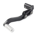 CNC Gear Shift Lever Footrest Pedal Shifter Black Aluminum Universal