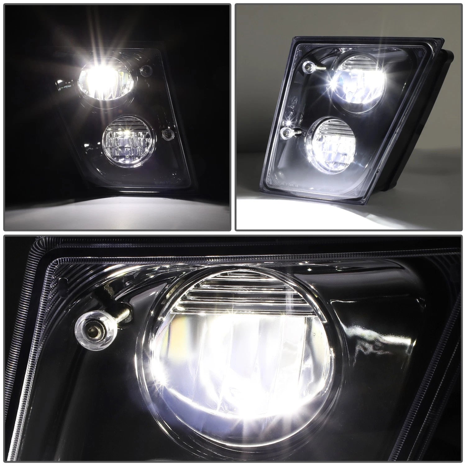 Full LED Front Fog Lights for Volvo VN VNL VNM VNX (2003–2017)