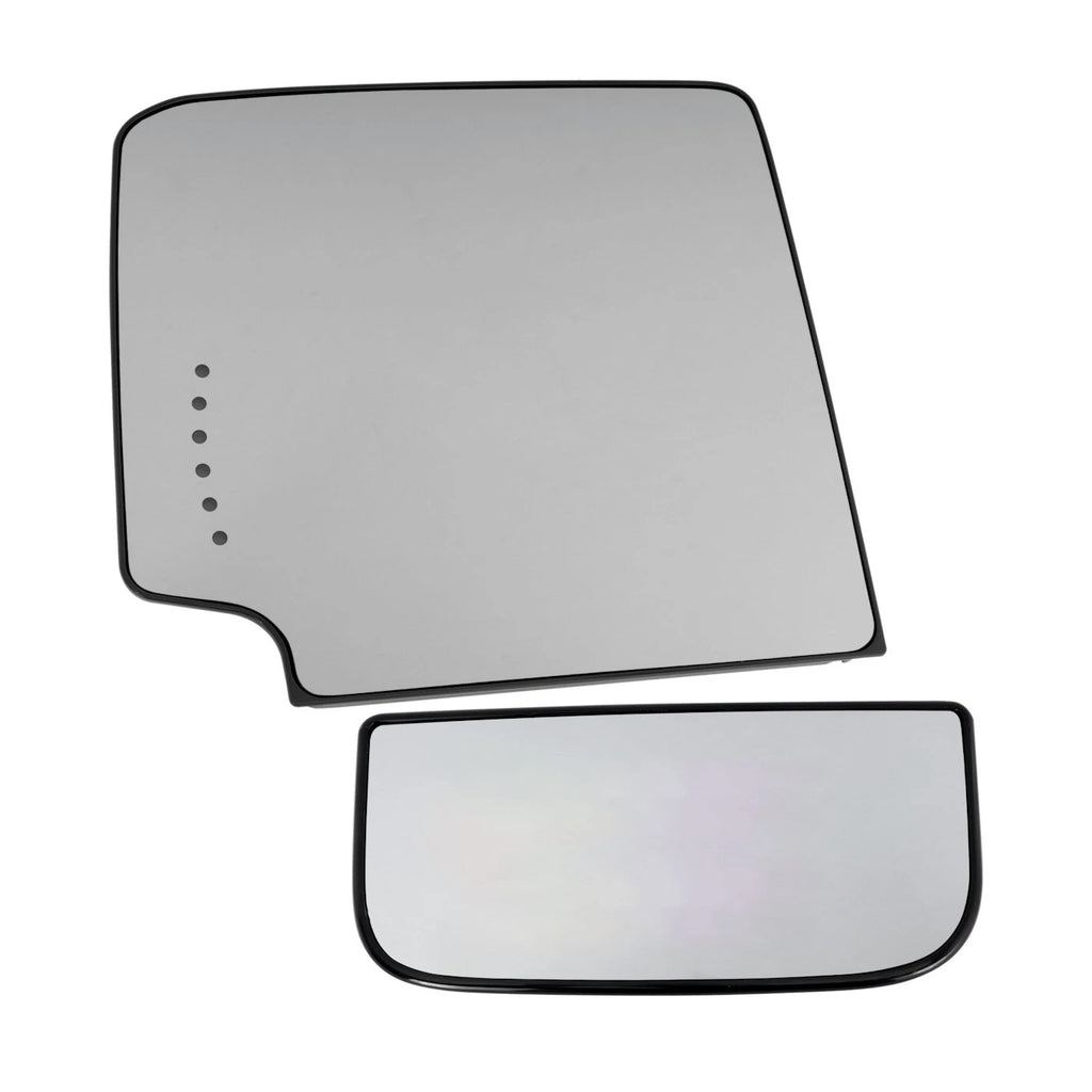 Set of 2 Driver Left Side Upper Mirror Glasses for Chevy Hand