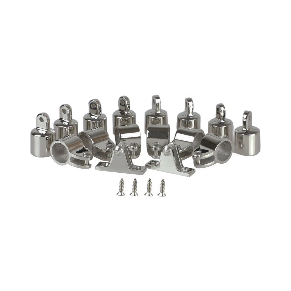 16-Piece Jaw Slider Kit for Marine Applications - 316 Stainless Steel