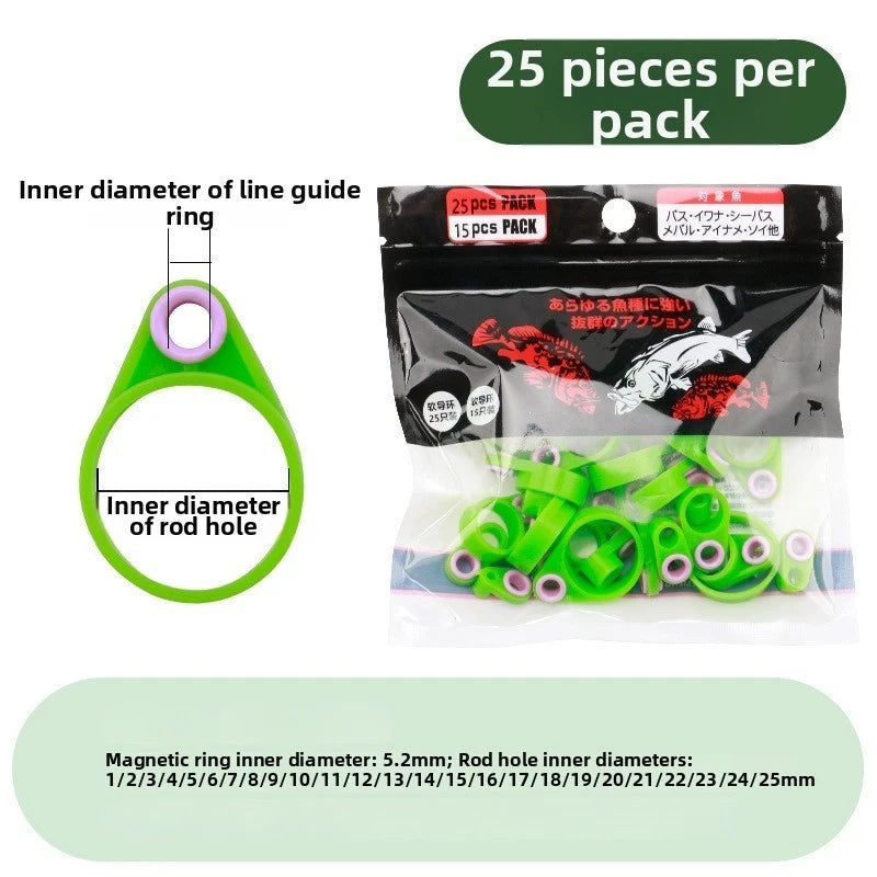 Fishing Guide Rings for Universal Use (Glow-in-the-Dark Option)