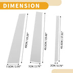 6 Pcs Chrome Silver Tone Car Pillar Window Trim Covers for Honda CRV (2002-2006)