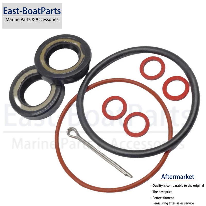 Gearcase Propeller Shaft Seal Kit for Yamaha 4-Stroke 6hp 8hp 9.9hp