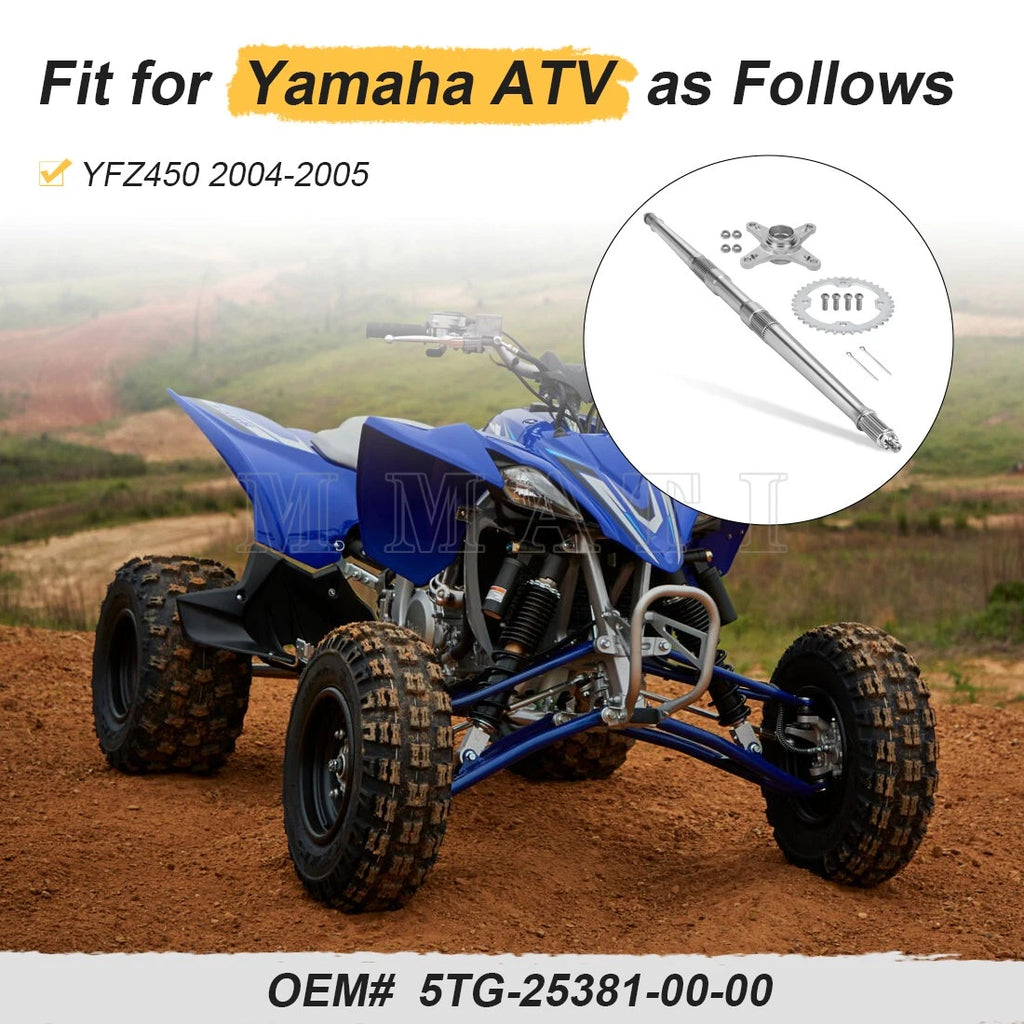 Axle Shaft & Sprocket Hub for Yamaha YFZ450 (2004–2005) 5TG-25381-00-00