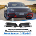 Front Lower Bumper Grille for Audi A4 B9 (2016–2023) Black S-Line