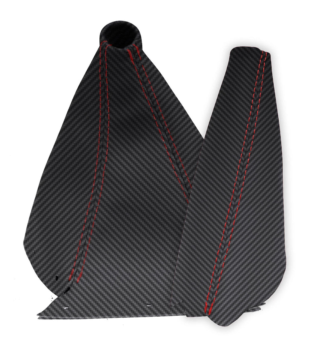 Manual & E Brake Boot Cover Carbon Fiber for Nissan Skyline R33 (1993–1998)