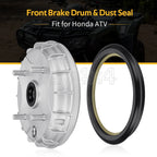 Front Brake Drum Hub & Dust Seal for Honda Rancher 350 TRX350TM (2000–2006)