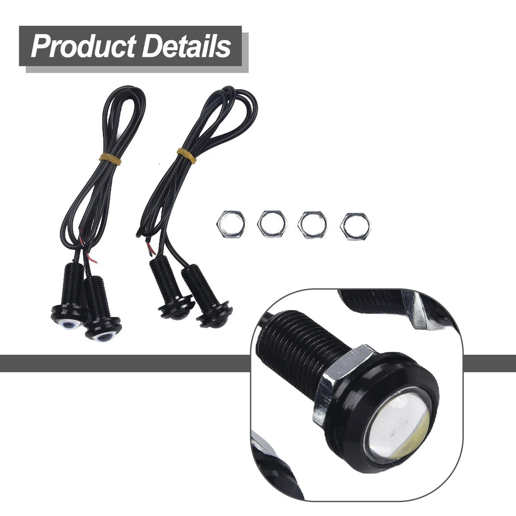 2 x White LED Front/Rear Side Marker Lights Attachment for Ford SVT Raptor