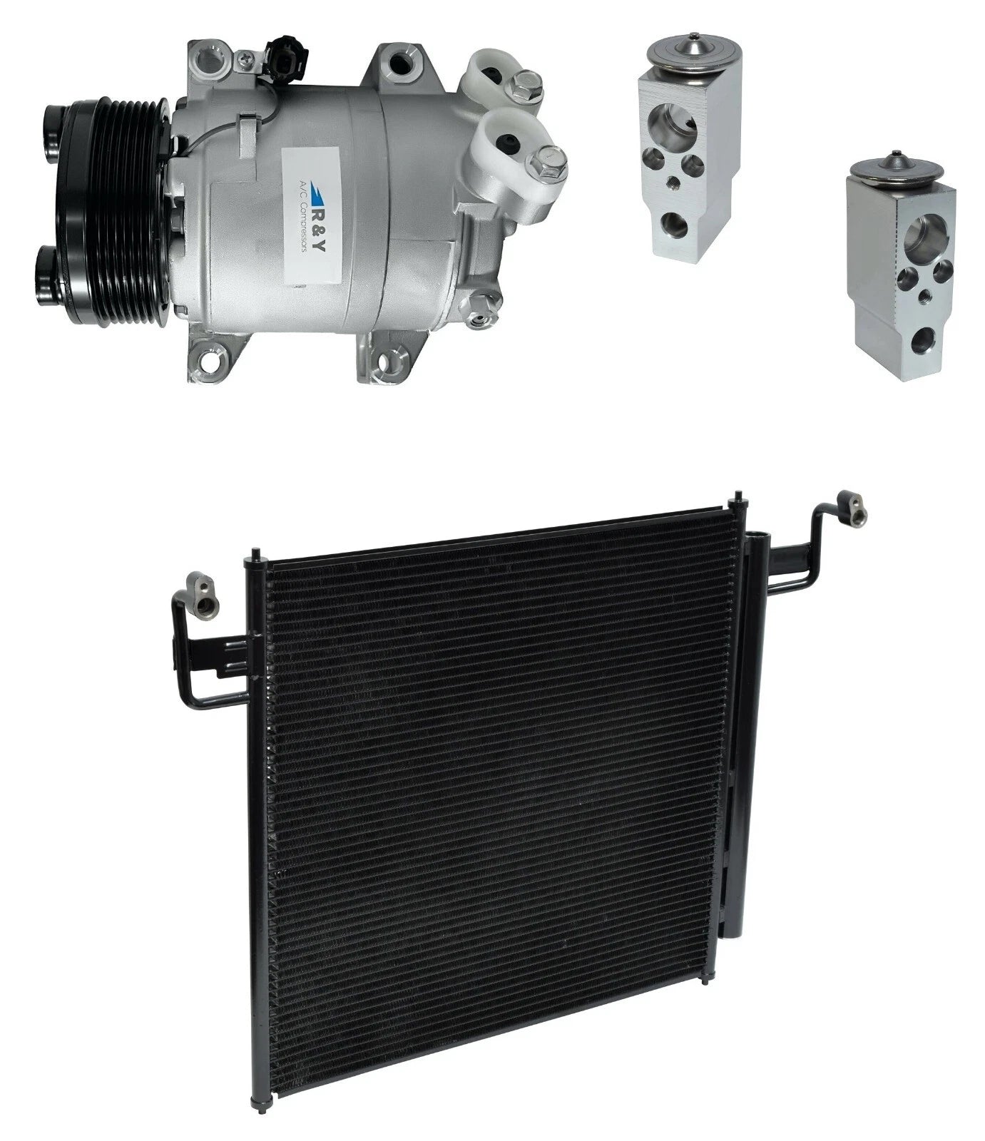 AC Compressor Kit With Condenser for Nissan Armada 5.6L (2009–2010)