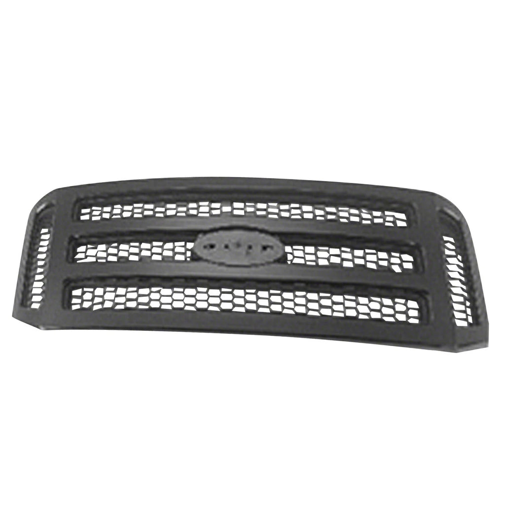 Front Grille Replacement Gray Matte Plastic Honeycomb for Toyota Hilux (2005–2015)