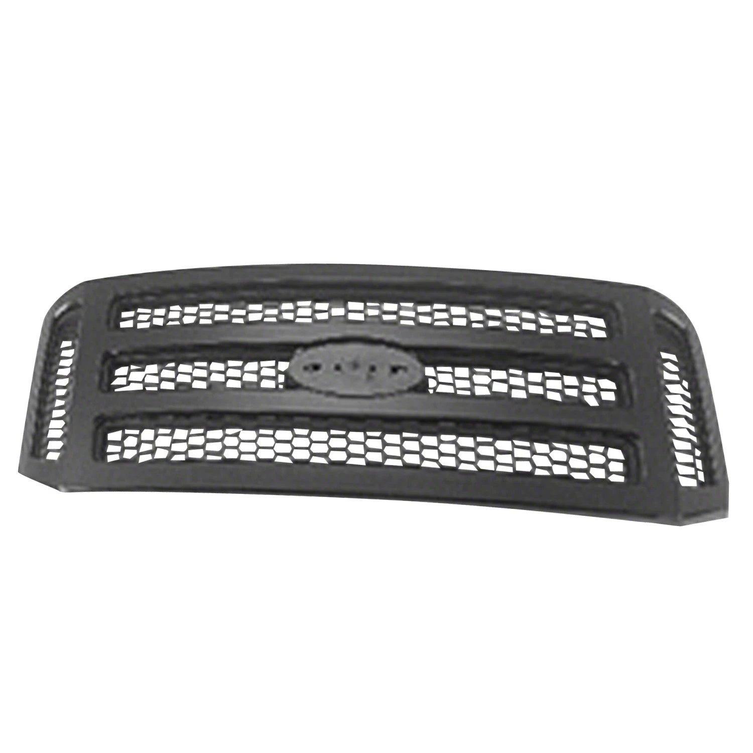 Front Grille Replacement Gray Matte Plastic Honeycomb for Toyota Hilux (2005–2015)