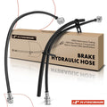 2X Rear Inner Brake Hydraulic Hose for Ford E-150 E-250 E-350 (2014)