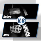 4pcs Brake Gas Accelerator Pedal Covers for Mercedes Benz CLA GLB (2014-2023)