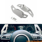 Silver Steering Wheel Gear Shift Paddles for Audi S5 S6 RS3 RS6 RS7 (2007-2023)