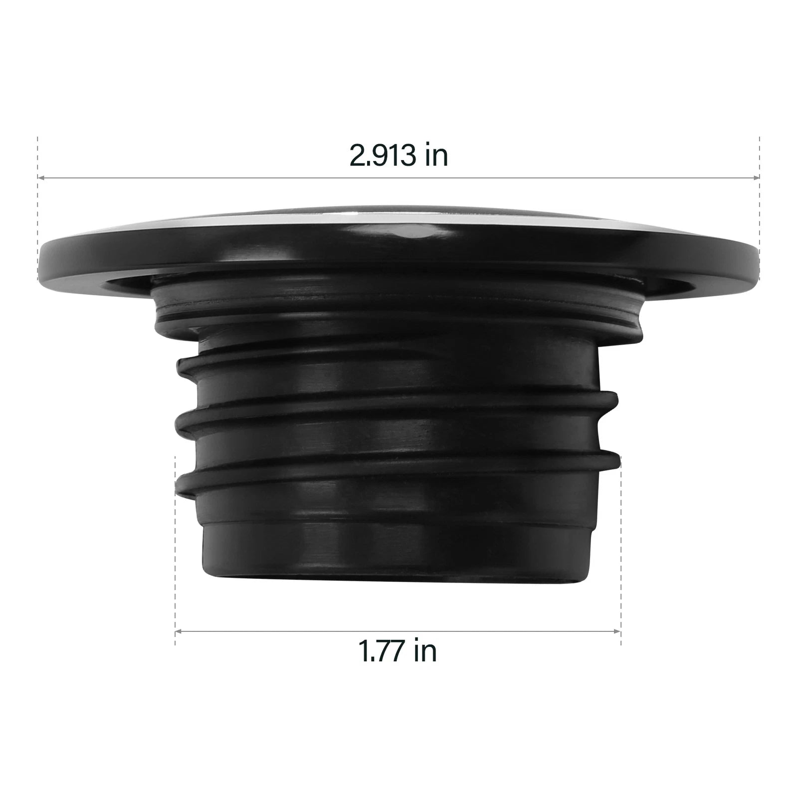 Fuel Gas Tank Cap Cover for Harley Touring Road King Sportster (1992–2025)
