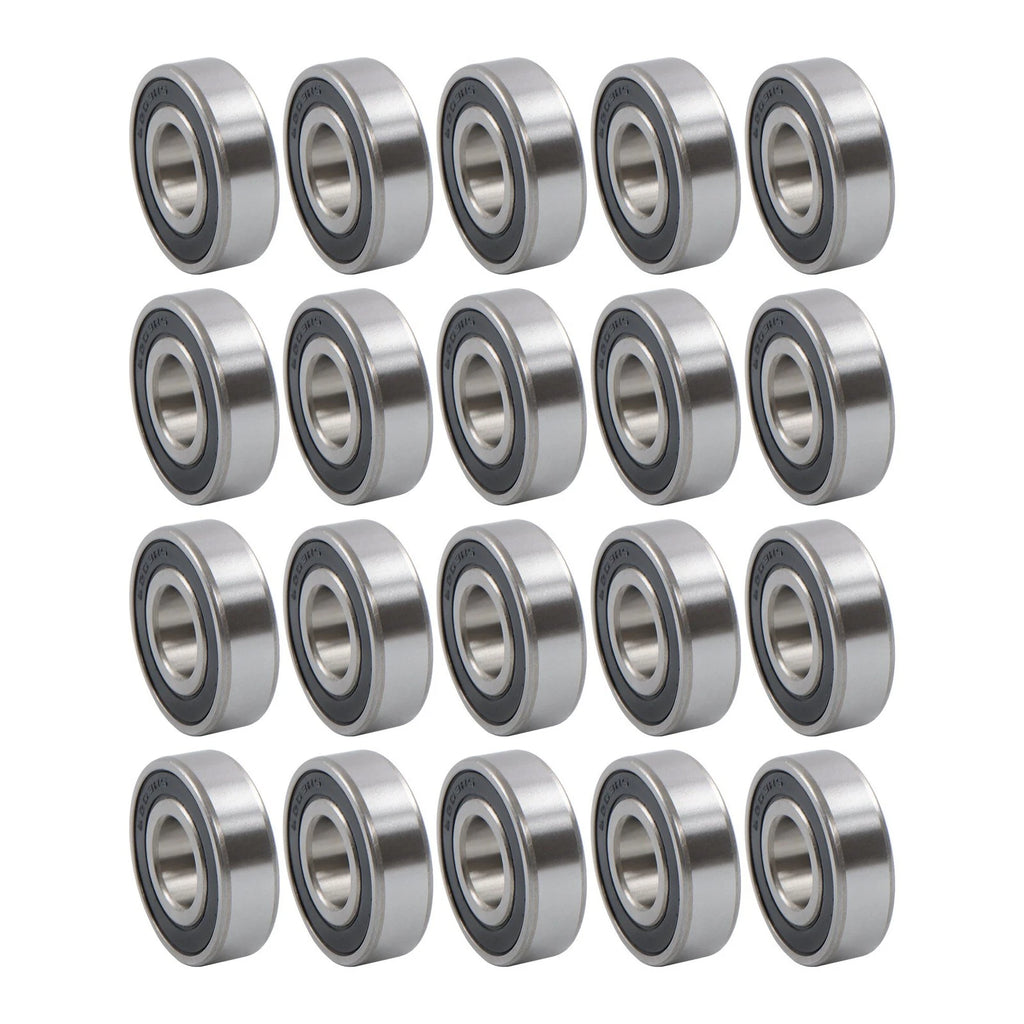 20X 6203-2RS Rubber Seal Ball Bearings for Industrial Use (17x40x12mm)