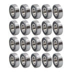 20X 6203-2RS Rubber Seal Ball Bearings for Industrial Use (17x40x12mm)
