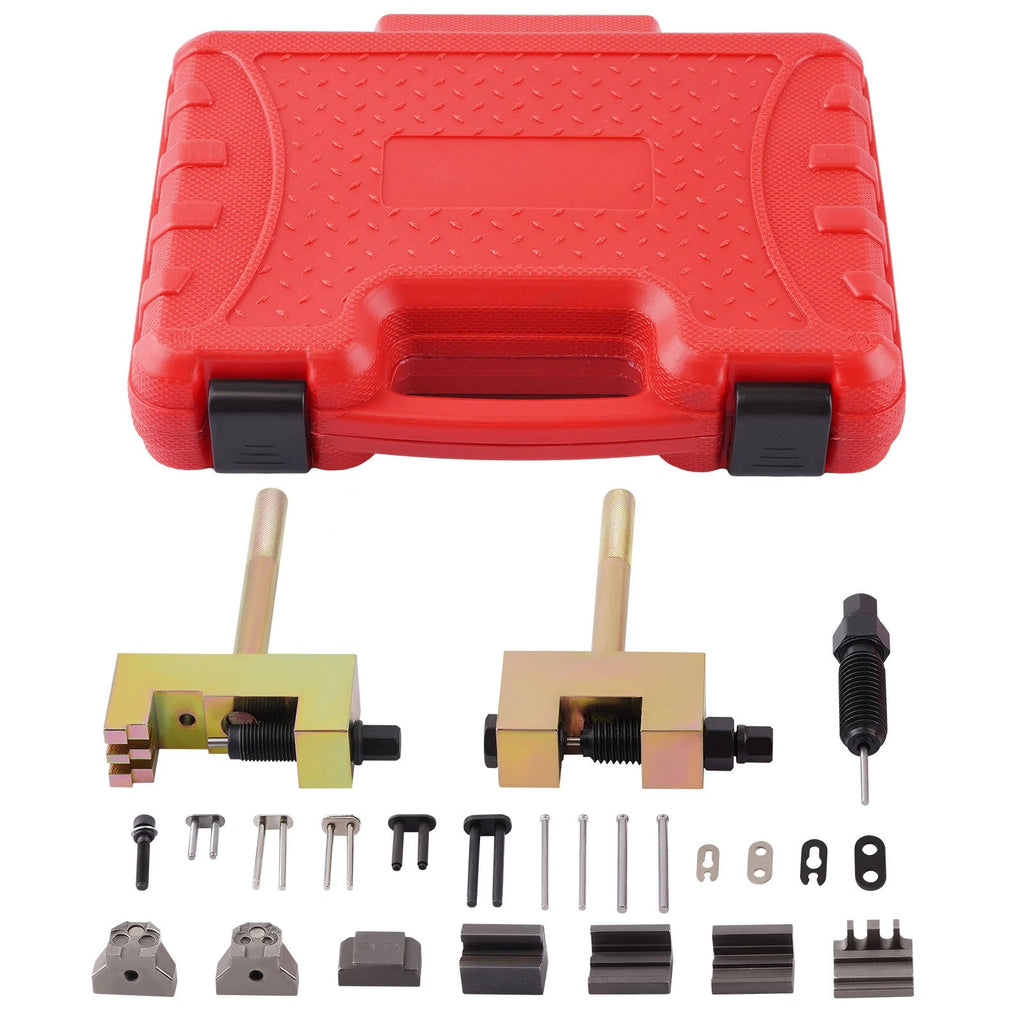 Engine Timing Chain Breaker Riveting Tool Kit for Mercedes-Benz M103/M271 (1986–2002)