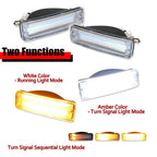 Clear Switchback LED Signal Lights for Toyota 4Runner (1990–1991)