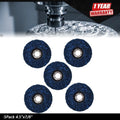 Set of 5 Poly Strip Disc Wheels for Angle Grinder (4.5'' x 7/8'')