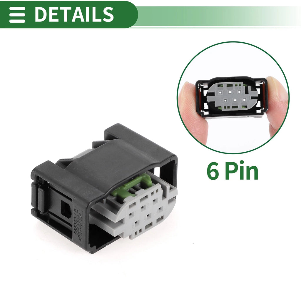 6 Pin Accelerator Pedal Position Sensor Connector for Volkswagen 