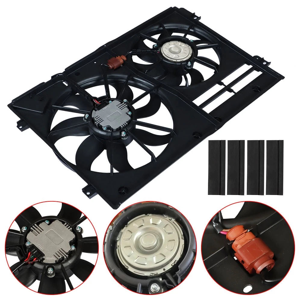 Radiator Condenser Cooling Fan for Volkswagen Passat (2006-2015)