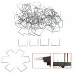 Pre-Cut Flat Staples 100pcs 0.6mm for Automotive Stapler