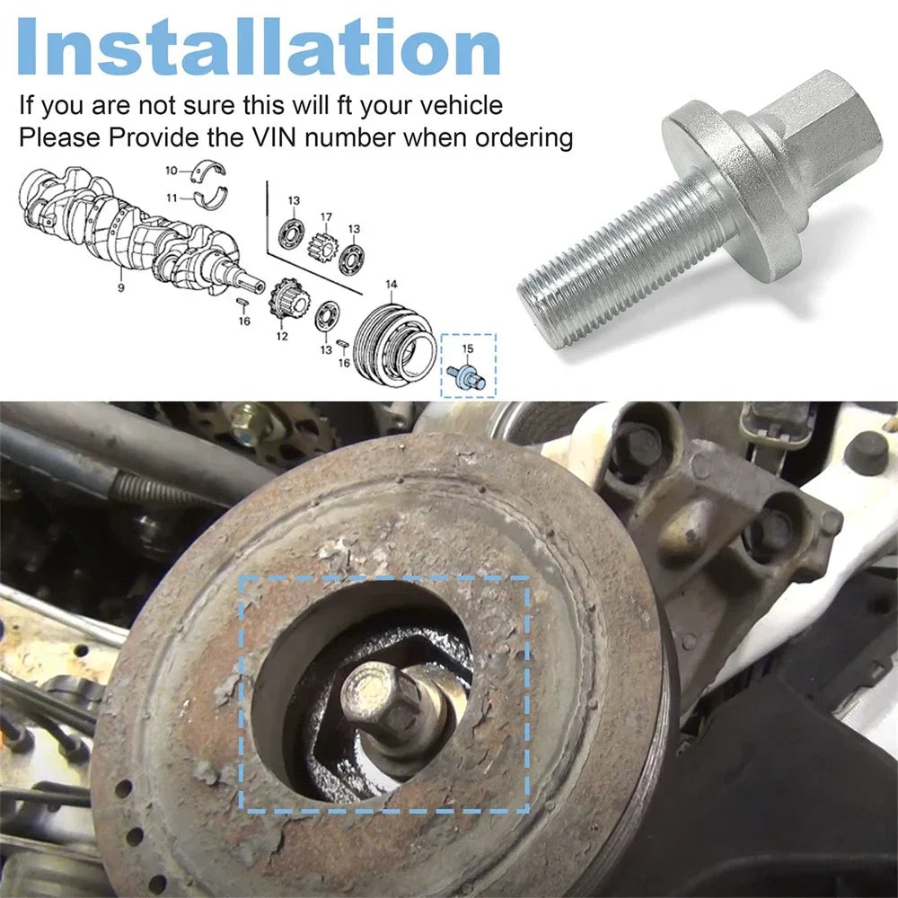Crankshaft Pulley Bolt Washer Assembly for Acura MDX (2001-2023)
