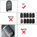 5-Button Smart Key Fob Shell Cover for Dodge Journey (2011-2023)