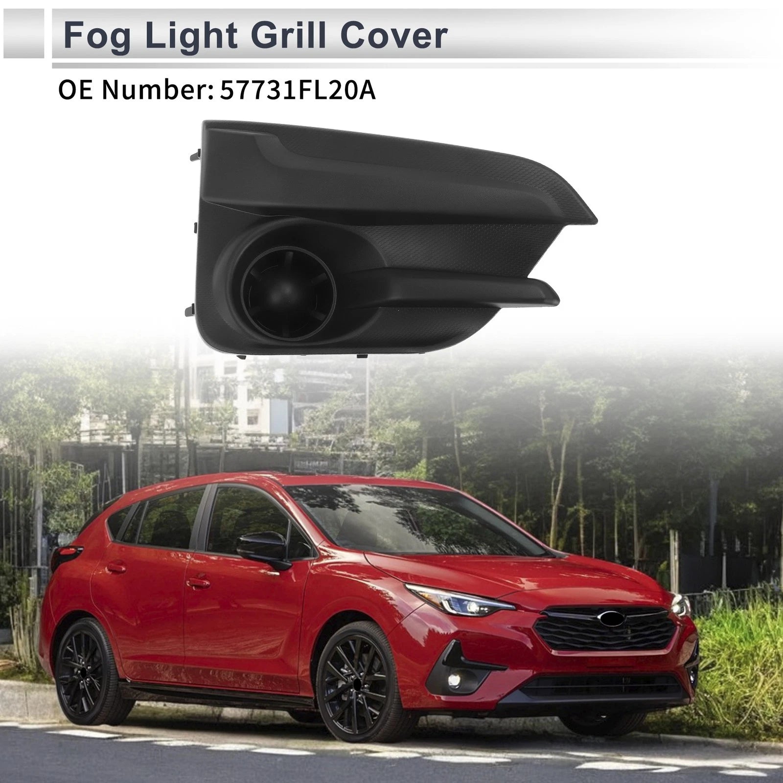 1 Pc Fog Light Grill for Subaru Impreza (2017–2019) No. 57731FL20A