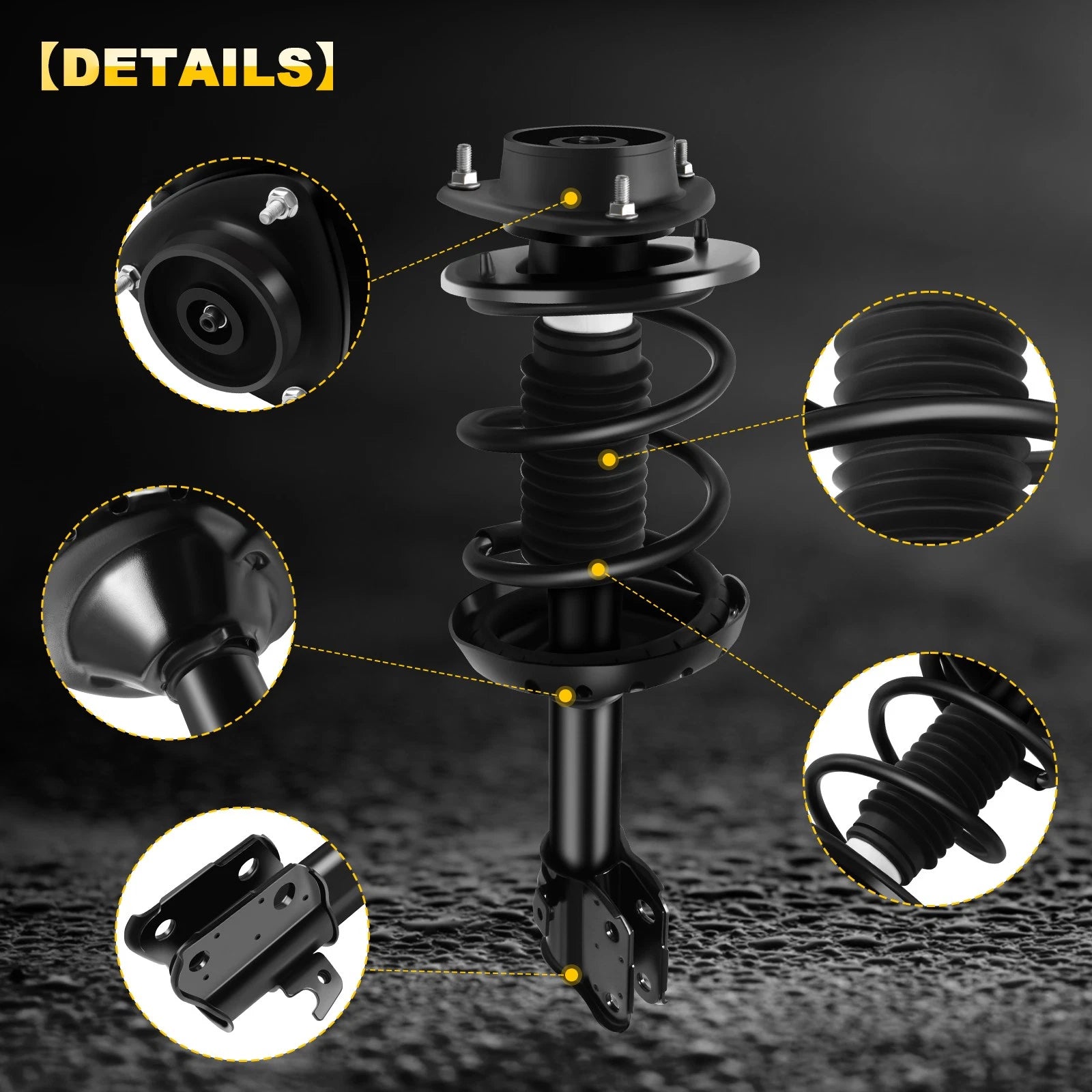 Set of 2 Front Complete Struts for Subaru Outback (2005–2009)