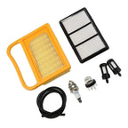 Air Fuel Filter Primer Bulb Spark Plug Kit for STIHL TS410 TS420 (2000–2023)