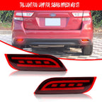 2X Red LED Rear Bumper Fog Lights for Subaru Ascent (2019–2023)