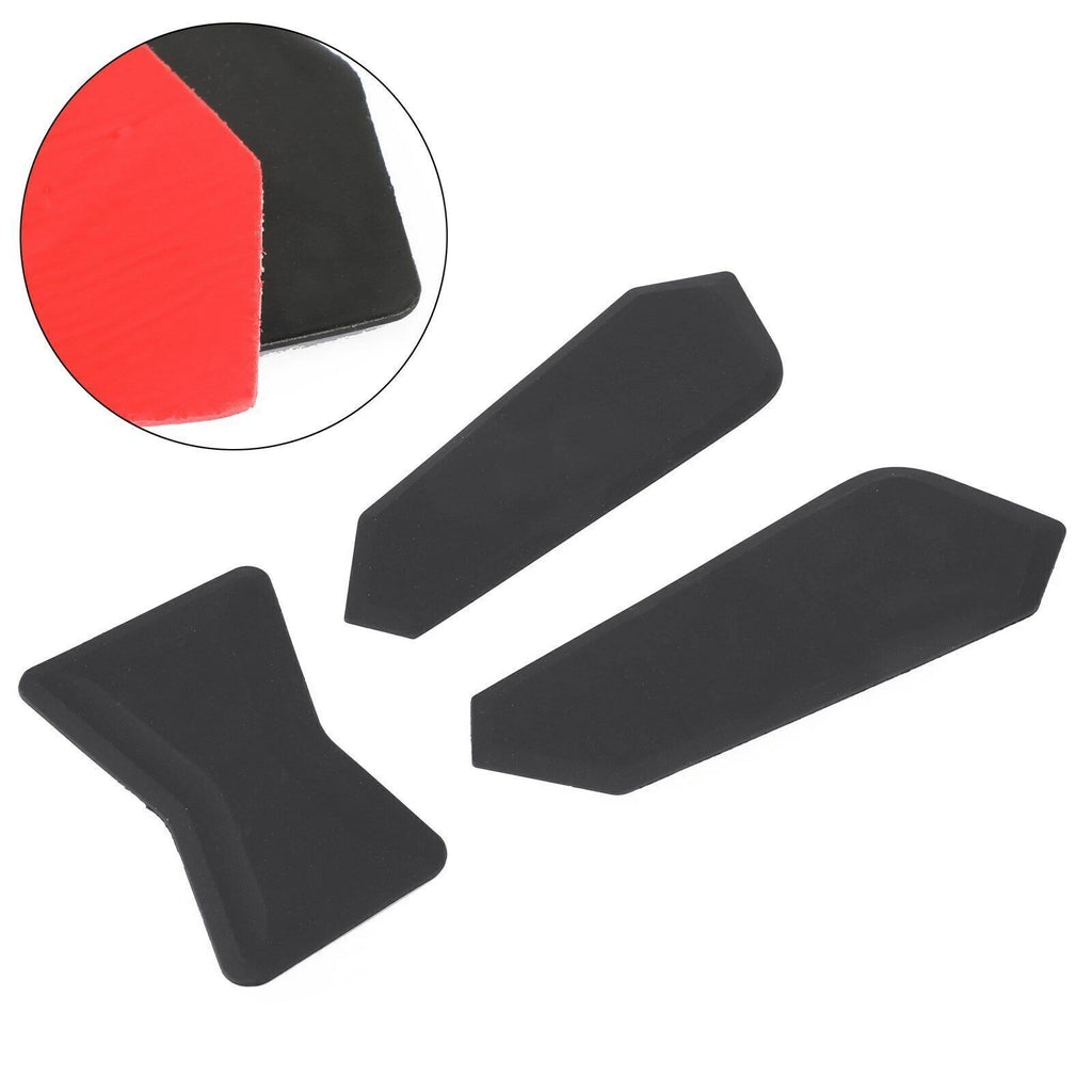 3X Side Tankpad Fuel Tank Protector for BMW F750GS F850GS (2018–2020) Rubber