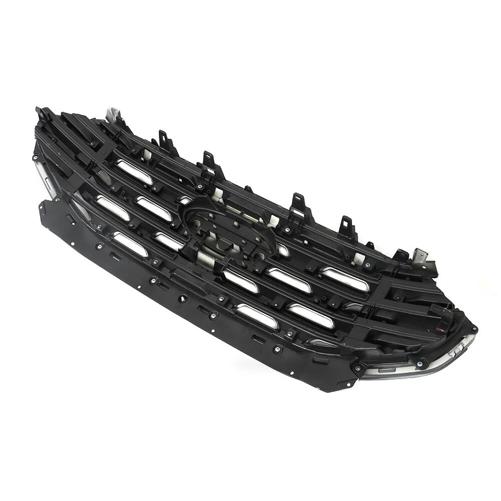 Front Upper Grille Replacement for Ford Edge SE SEL (2019-2022) Gloss Black