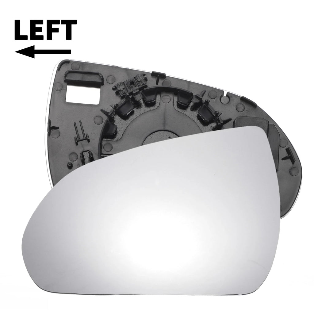 Left Side White Mirror Glass for Hyundai I30 (2017–2022)