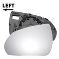 Left Side White Mirror Glass for Hyundai I30 (2017–2022)