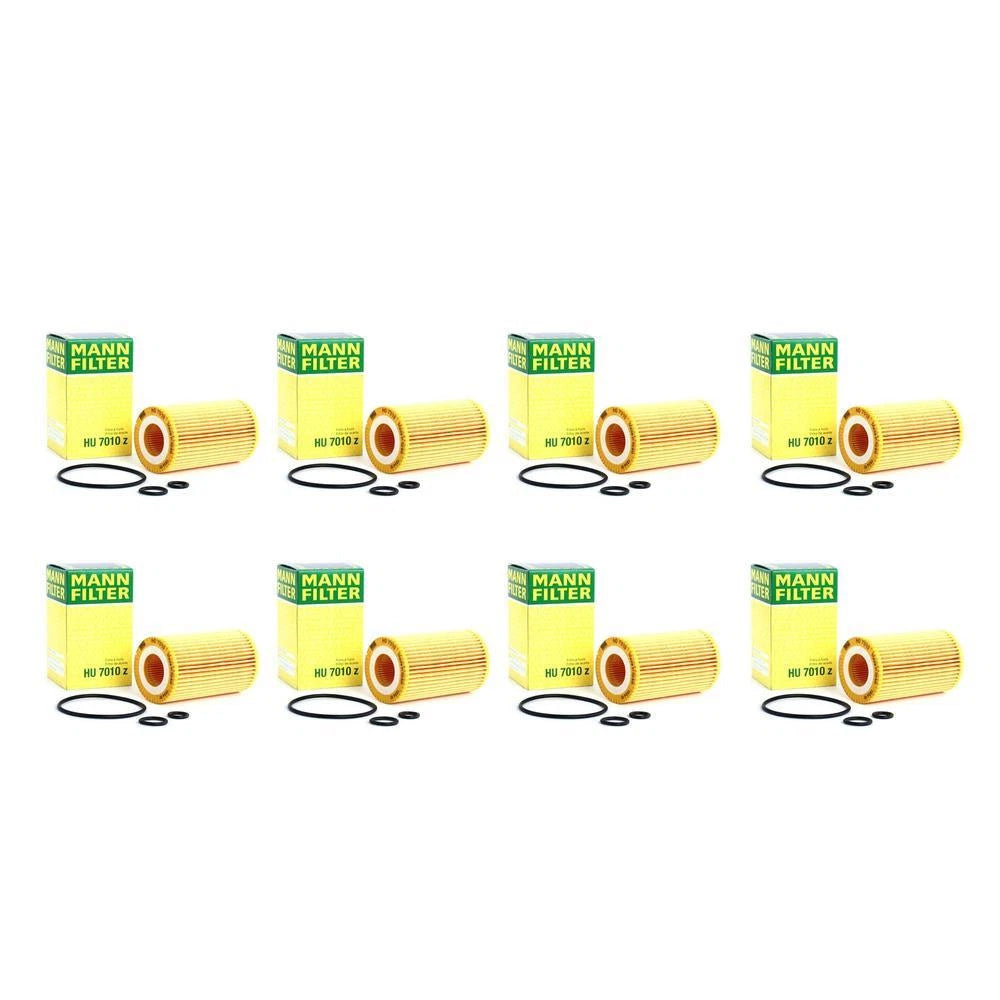 Set of 8 Cartridge Engine Oil Filters for Mercedes Viano Sprinter 2500 (2007–2018)