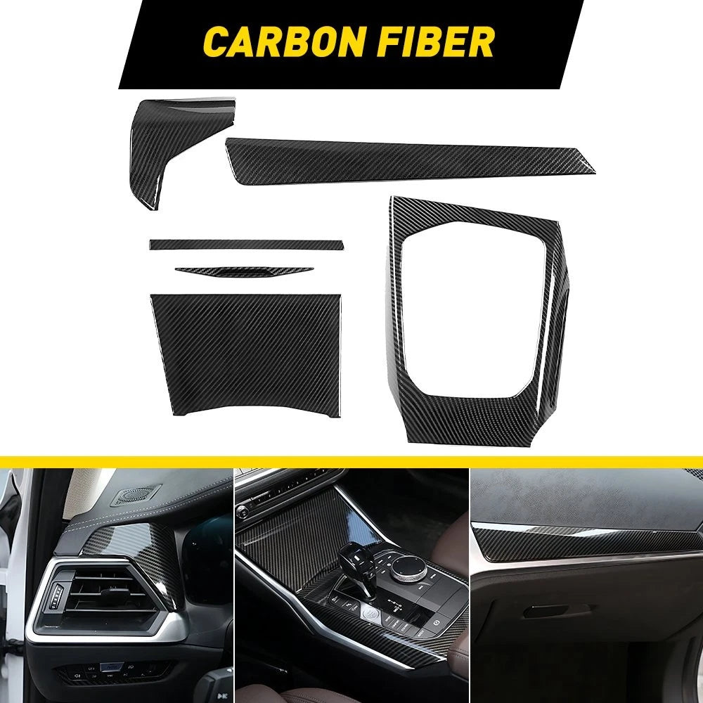 Carbon Style Interior Trim Cover ABS for BMW 2 3 4 Series (G20 G21 G22 G26 G42)